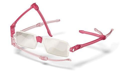 Squarefold Compact Reading Glasses - Dark Pink