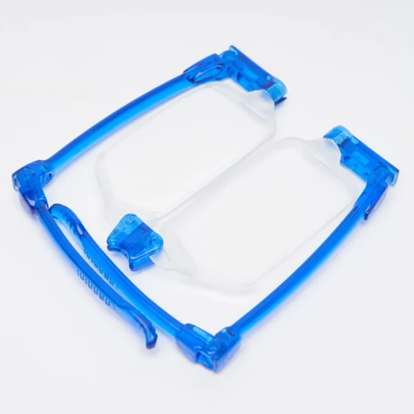 Compact Fold Flat Readers Blue 107 D SF