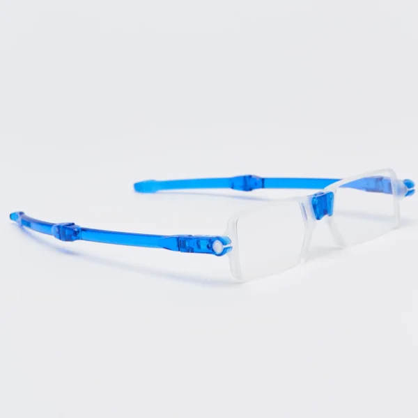 Fold Flat Eyeglasses Blue 107 SR SF