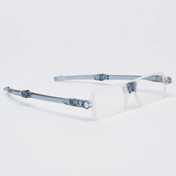 Fold Flat Eyeglasses Grey 102 SR SF