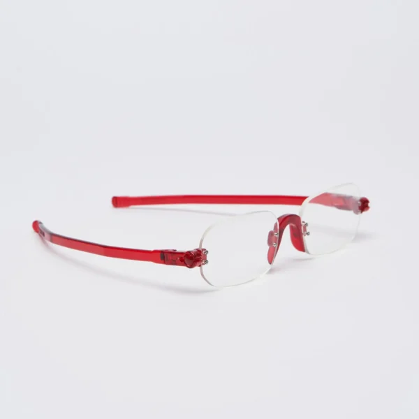 Fold Flat Eyeglasses Red 106 SR NF
