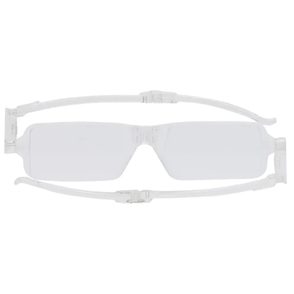 Squarefold Compact Reading Glasses - Crystal