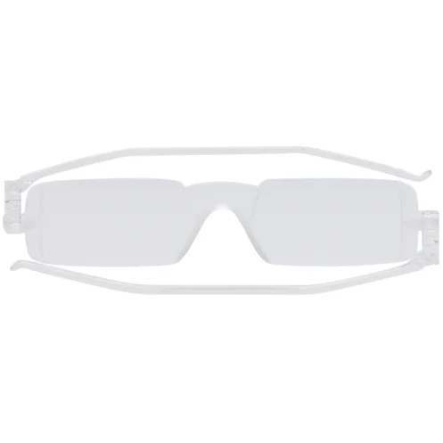 Fold flat reading glasses Crystal Clear 101 FW