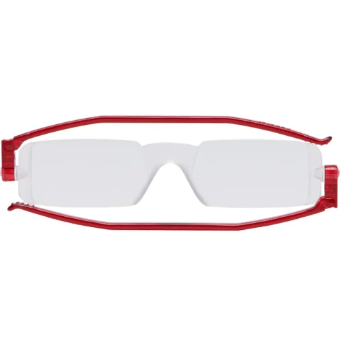Fold flat reading glasses Red 106 FW C1