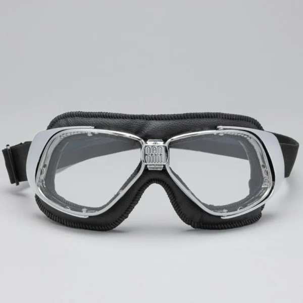 Rider Goggles Chrome Black