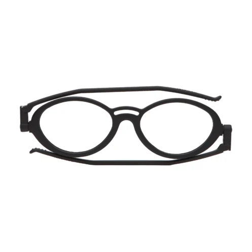 Fold Flat Black Reading Glasses 504