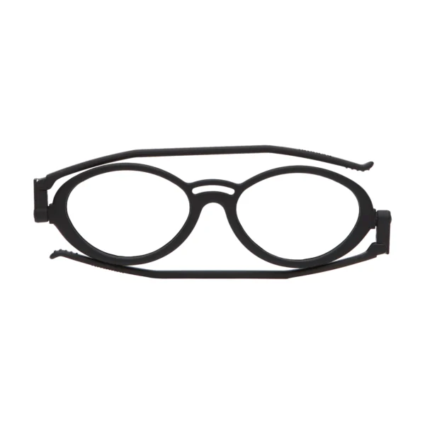Fold Flat Black Reading Glasses 504